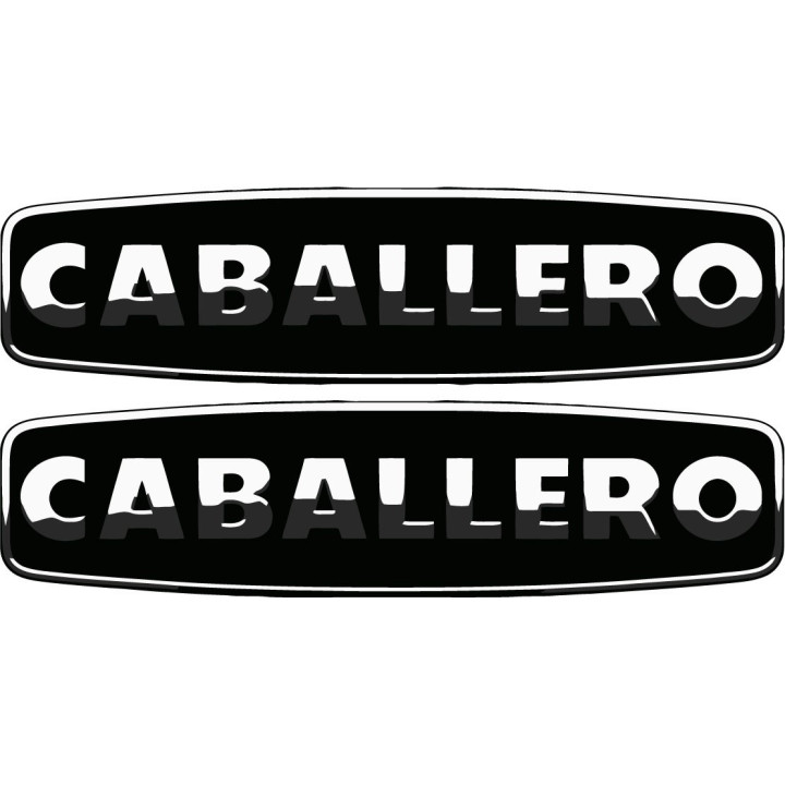 Fantic Caballero Scrambler Stickers – Italian Motorcycle Decals (2-Pack)
