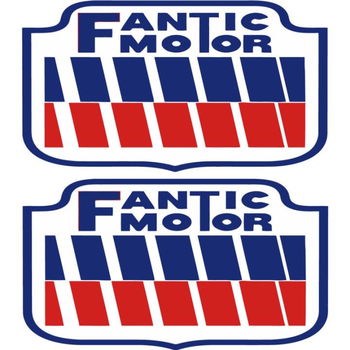 Fantic Logo Style 2 Stickers Decals 2x - DecalsHouse