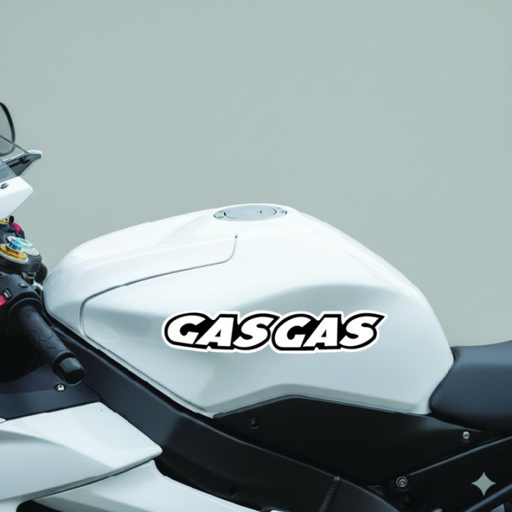 Gas Gas Logo 1 Stickers Decals 2x - DecalsHouse