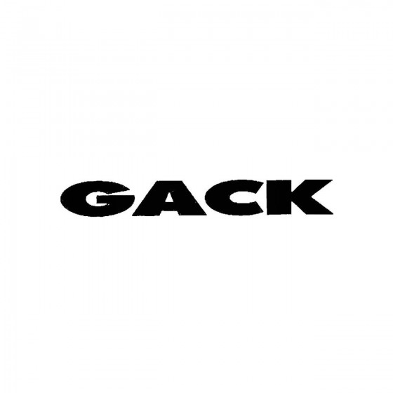 Gackband Logo Vinyl Decal