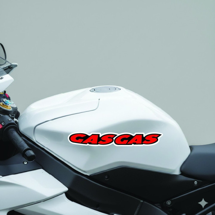 Gas Gas Logo 2 Stickers Decals 2x - DecalsHouse