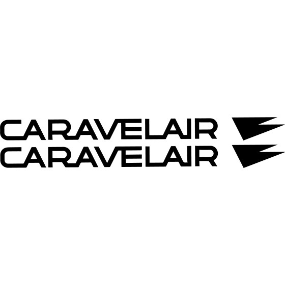 2x Caravelair Caravan Logo...