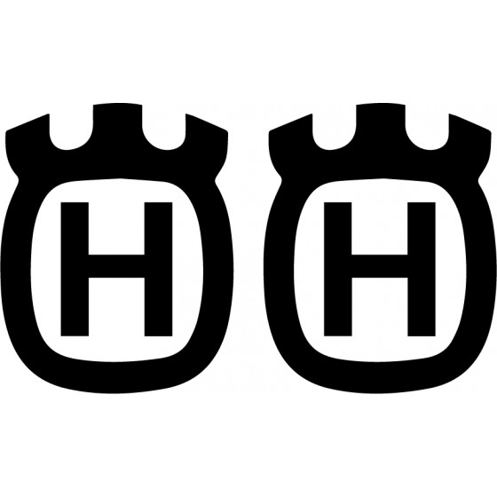 2x Husqvana Logo Vinyl...