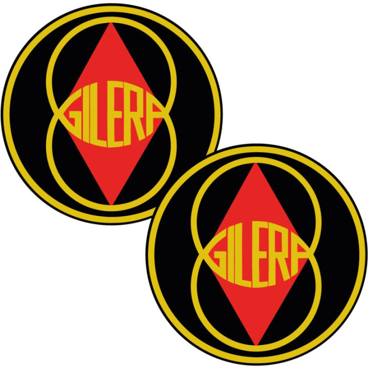 Gilera Logo Style 2 Stickers Decals 2x - DecalsHouse