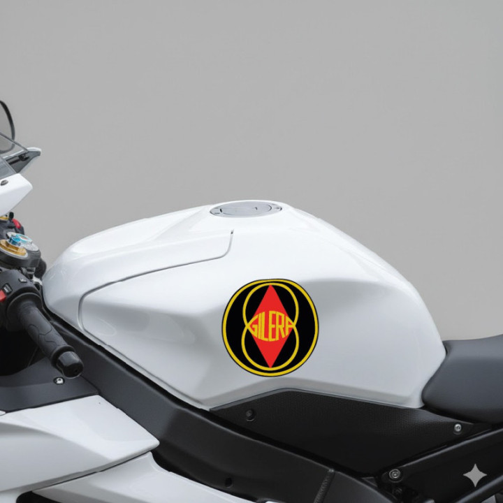 Gilera Logo Style 2 Stickers Decals 2x - DecalsHouse