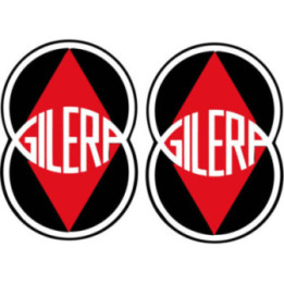 Gilera Logo Style 3 Stickers Decals 2x - DecalsHouse