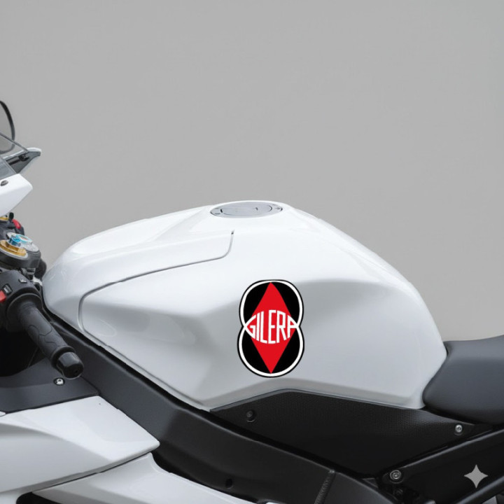 Gilera Logo Style 3 Stickers Decals 2x - DecalsHouse