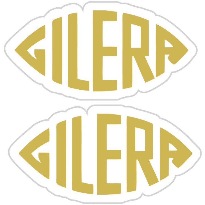 Gilera Logo Style 7 Stickers Decals 2x - DecalsHouse