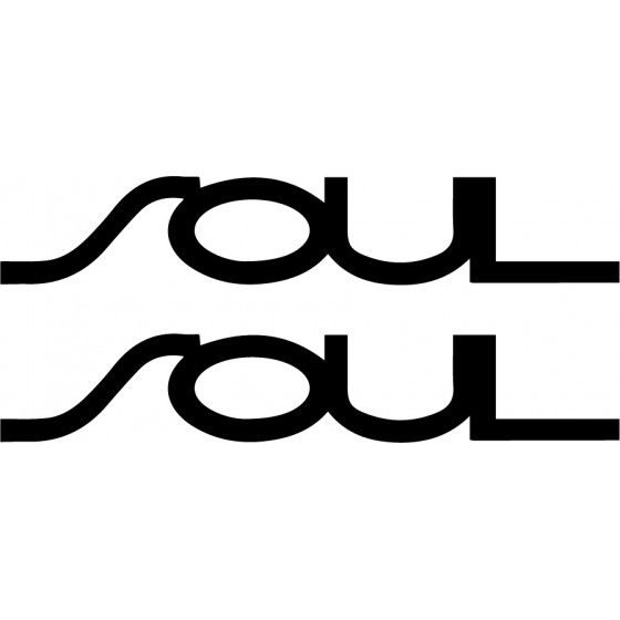 2x Kia Soul Logo Decals...