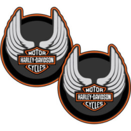 Harley Davidson Logo Style 12 Stickers Decals 2x - DecalsHouse