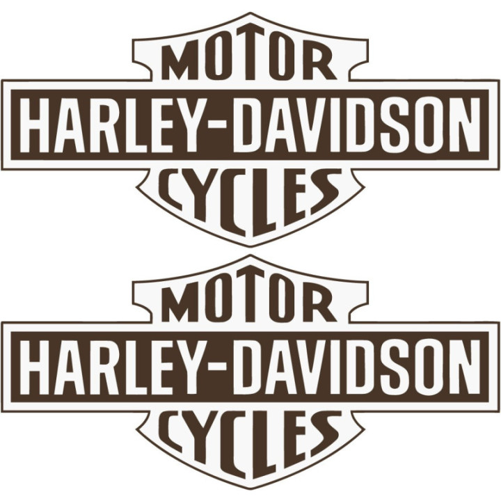Harley Davidson Logo Style 9 Stickers Decals 2x - DecalsHouse