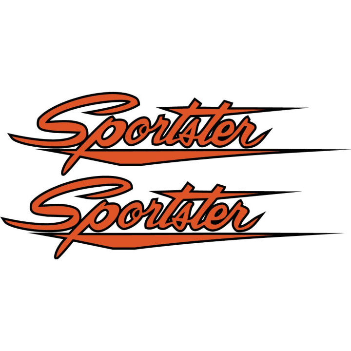 Harley-Davidson Sportster Stickers – Iron 883 1200 Custom Decals (2-Pack)