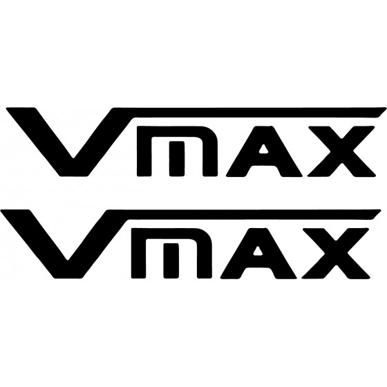2x Vmax Vinyl Stickers Decals