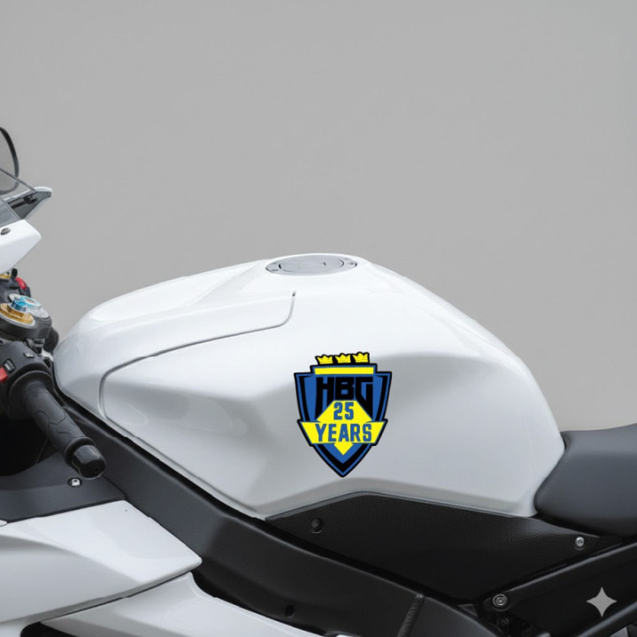 Husaberg 25 Years Anniversary Stickers – Enduro Decals (2-Pack)