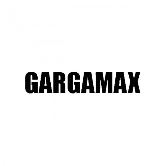 Gargamaxband Logo Vinyl Decal