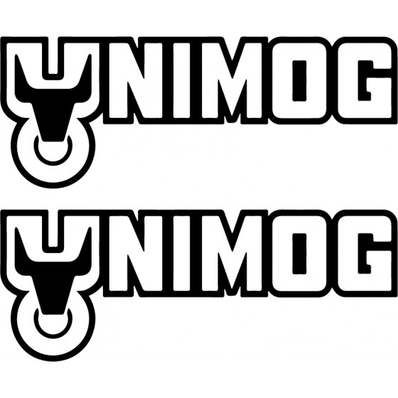 2x Unimog Logo Ecriture...