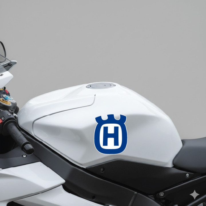 Husqvarna Logo Stickers Decals 2x - DecalsHouse