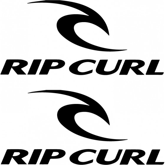2x Rip Curl With Text Vinyl...