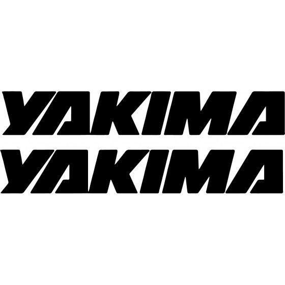 2x Yakima Bike Vinyl Decals...