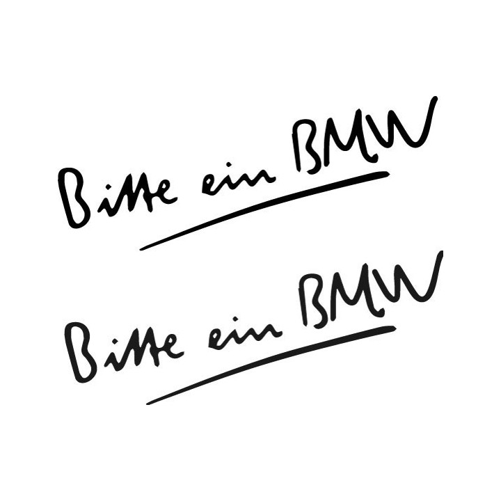 Buy Bitte Ein Bmw Decal Sticker Online