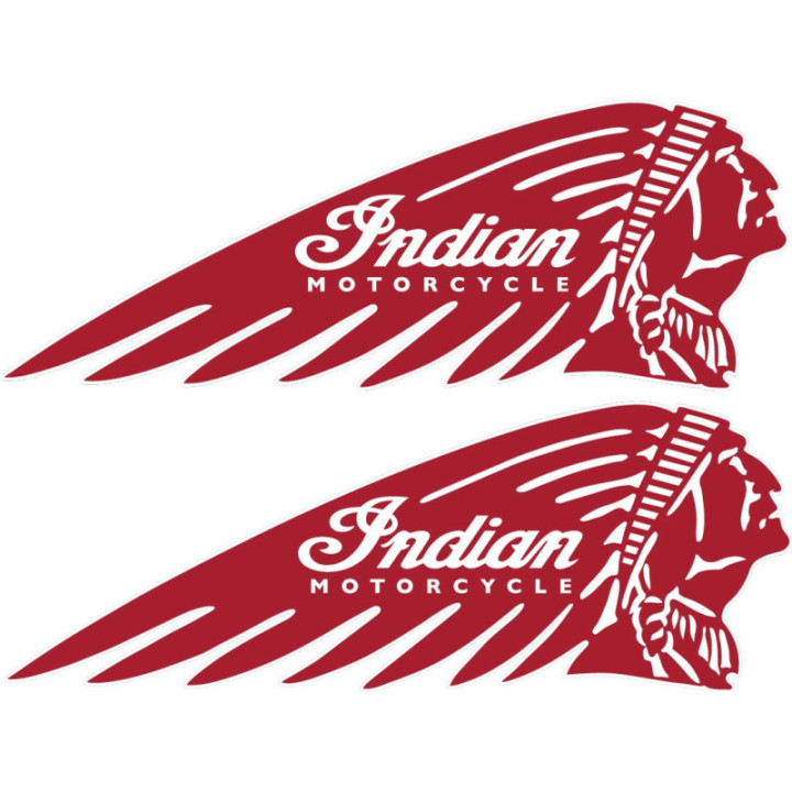 Indian Motorcycles Logo Stickers Decals 2x - DecalsHouse