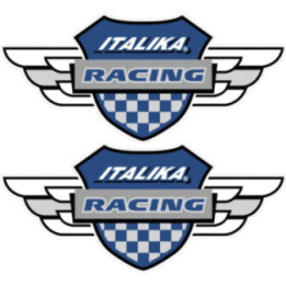 Italika Logo Racing Stickers Decals 2x - DecalsHouse