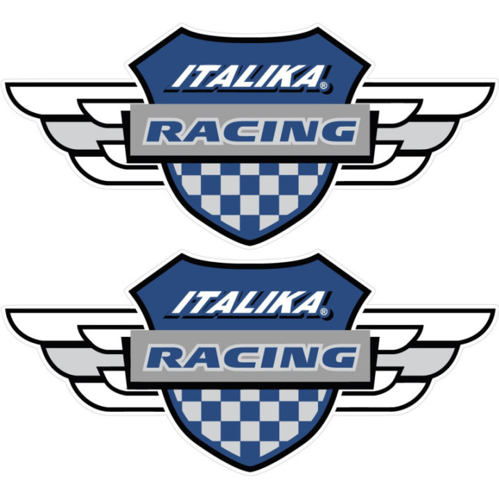Italika Logo Racing Stickers Decals 2x - DecalsHouse