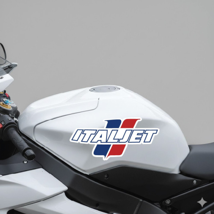 Italjet Moto Logo Stickers Decals 2x - DecalsHouse