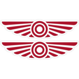 Jawa Motorcycle Logo Style 2 Stickers Decals 2x - DecalsHouse
