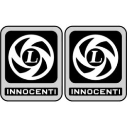 Lambretta Innocenti Logo Stickers Decals 2x - DecalsHouse