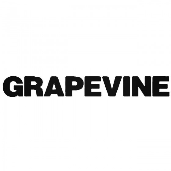 Grapevine Band Decal Sticker