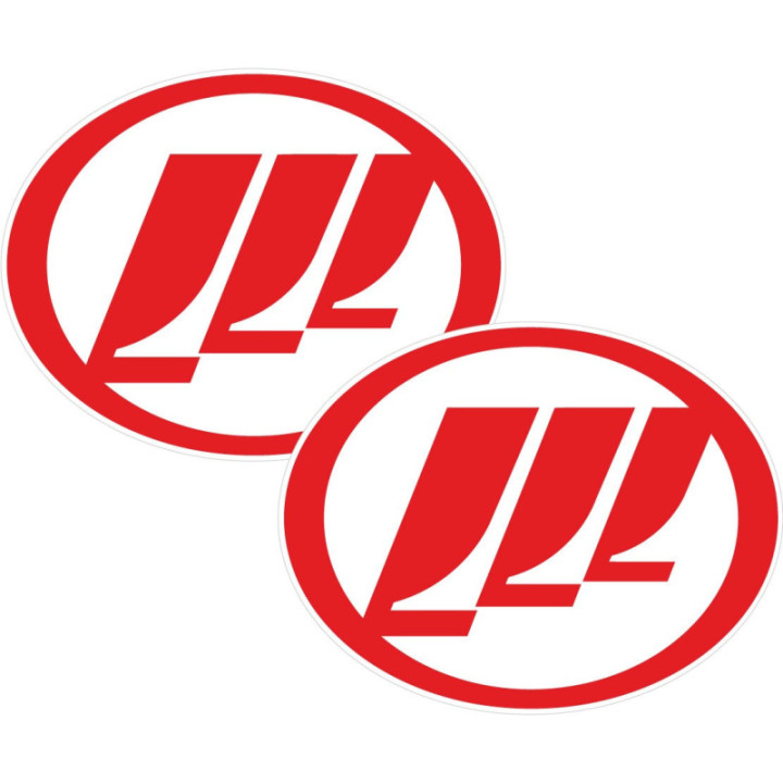 Lifan Logo Round Stickers Decals 2x - DecalsHouse