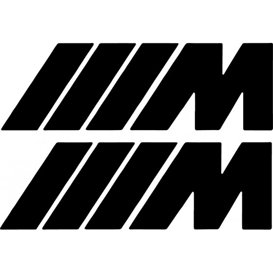 2x Bmw M Logo Vinyl...