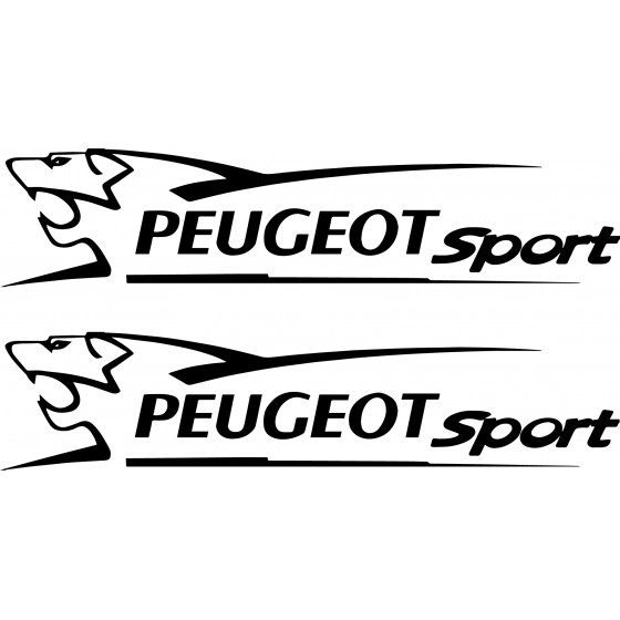 2x Peugeot Sport Lion...