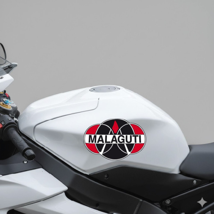 Malaguti Logo Stickers Decals 2x - DecalsHouse