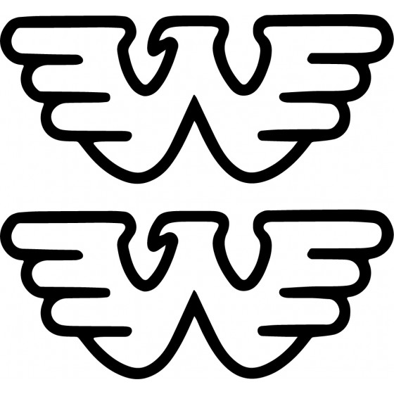 2x Waylon Jennings Logo...