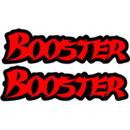 Mbk Booster Red Stickers Decals 2x - DecalsHouse