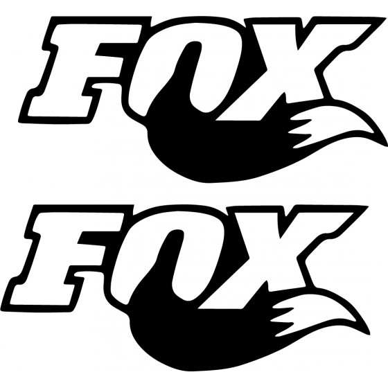 2x Fox Shocks Logo Vinyl...