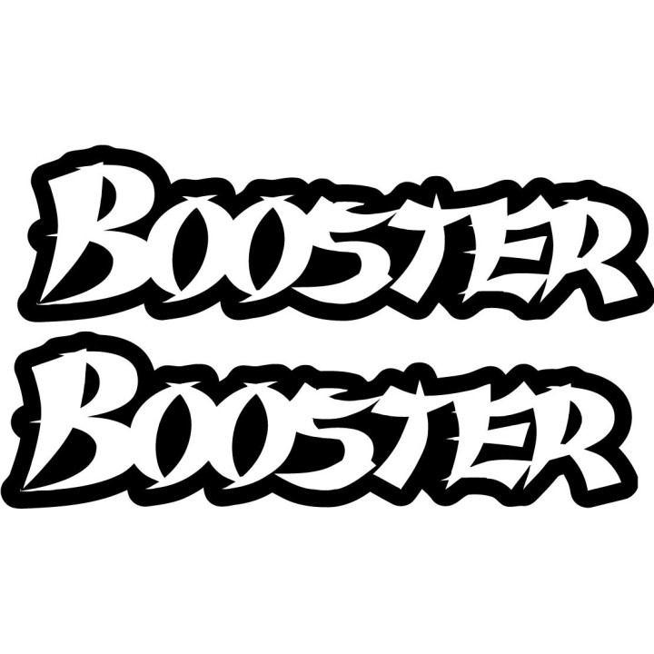 Mbk Booster Style 2 Stickers Decals 2x - DecalsHouse