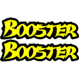 Mbk Booster Yellow Stickers Decals 2x - DecalsHouse