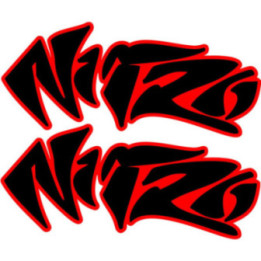 Mbk Nitro Stickers Decals 2x - DecalsHouse