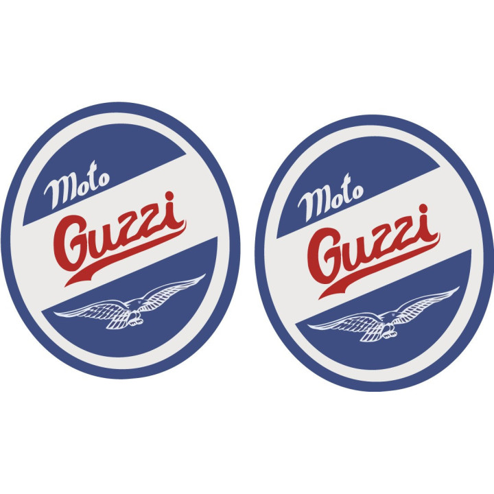 Moto Guzzi Logo Style 10 Stickers Decals 2x - DecalsHouse