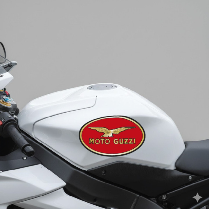 Moto Guzzi Logo Style 3 Stickers Decals 2x - DecalsHouse