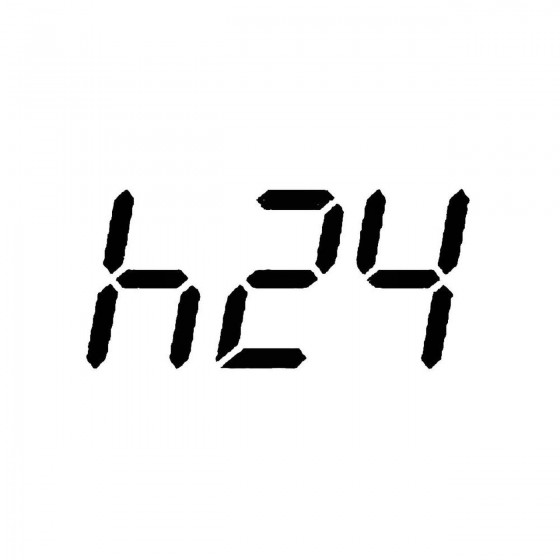 H24band Logo Vinyl Decal