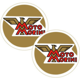 Moto Morin Logo Style 3 Stickers Decals 2x - DecalsHouse