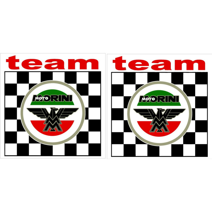 Moto Morin Logo Team Stickers Decals 2x - DecalsHouse