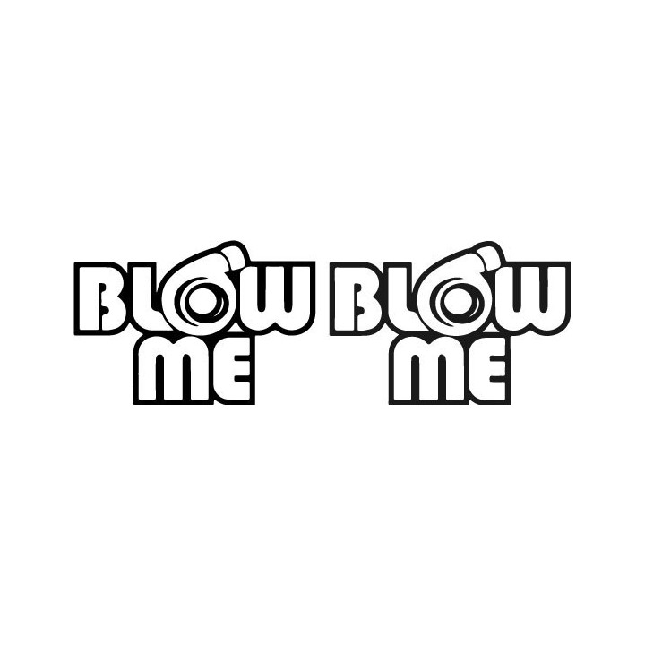 Buy Blow Me Decal Sticker Online