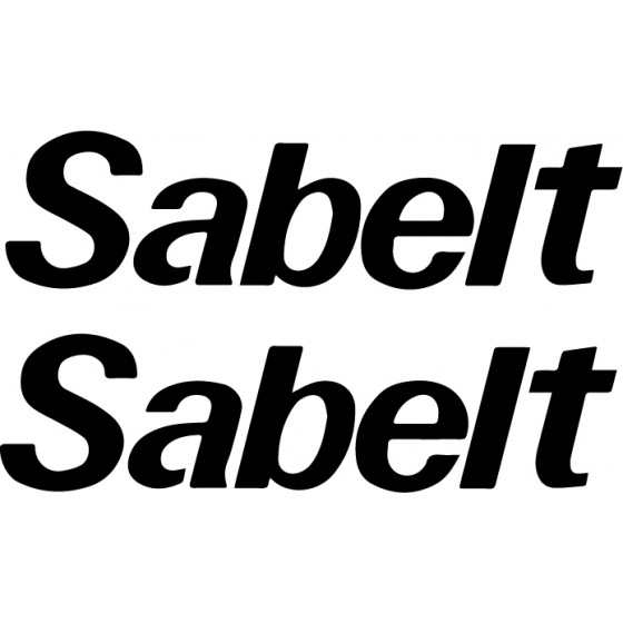 2x Stickers Sabelt Logo...
