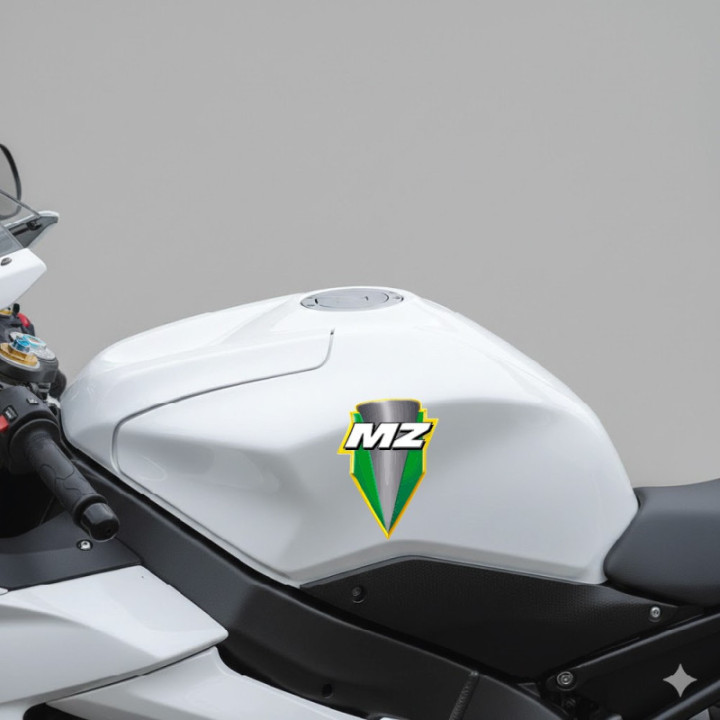 MZ Motorcycle Stickers Style 2 – ETZ Saxon Mastiff Decals (2-Pack)