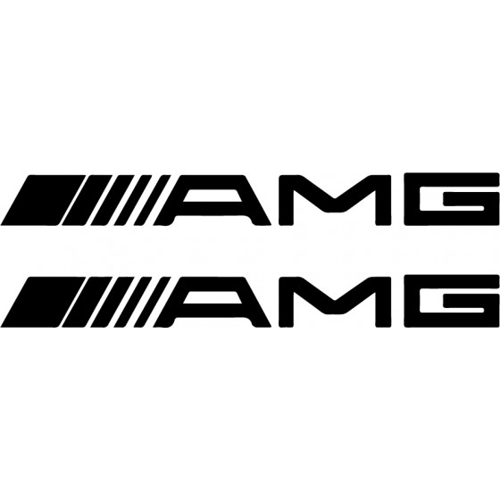 2x Stickers Amg Logo Vinyl...